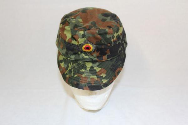 orig Bundeswehr Feldmütze Flecktarn gebr. versch. Gr.53-63 Schirmmütze BW Mütze